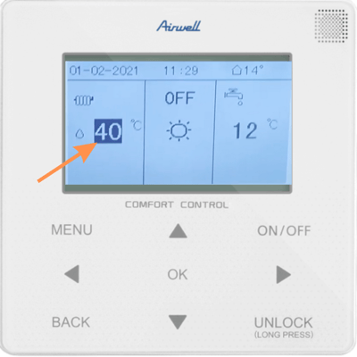 Airwell Controller - Heating