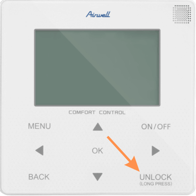 Airwell Controller Unlock