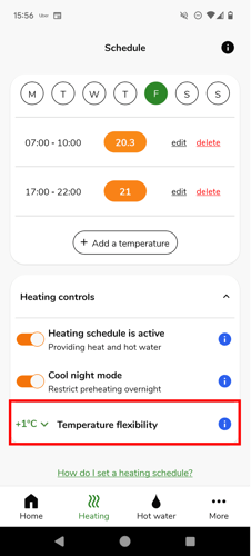 Temperature Flexibility